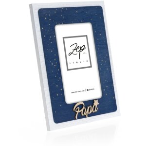 Dřevěný fotorámeček ZEP Astro blue 10x15 cm tátův fotorámeček
