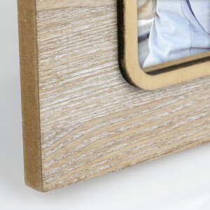 Dřevěný fotorámeček ZEP Blazer 10x15 cm knoflíky