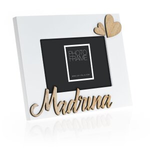ZEP Dřevěný fotorámeček Madrina bílý 10x15 cm