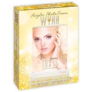 ZEP Třpytivý fotorámeček Wynn Glitter gold 10x15 cm