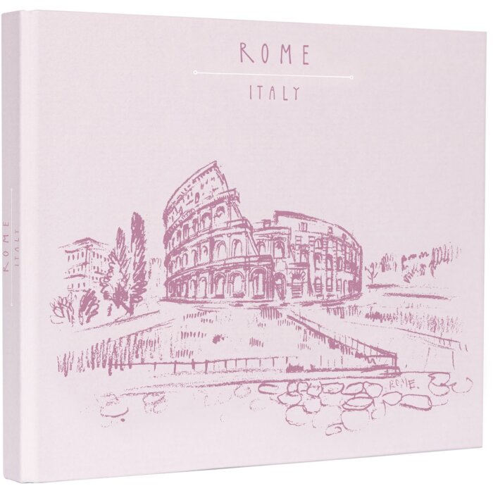 Panodia spirálové album Excapade Rome 27,5x23,2 cm 60 bílých stran