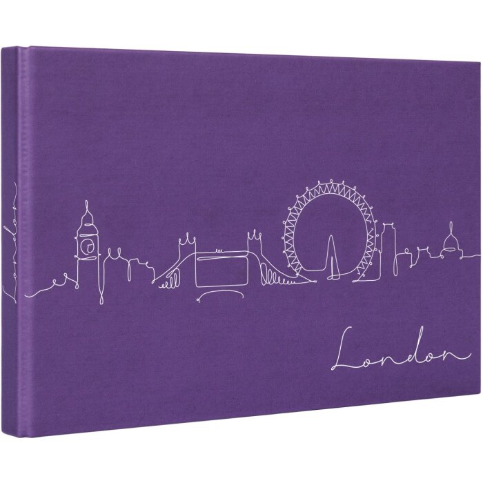 Panodia fotoalbum Londýn 33,8x23,2 cm 60 černých stran