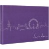 Panodia fotoalbum Londýn 33,8x23,2 cm 60 černých stran
