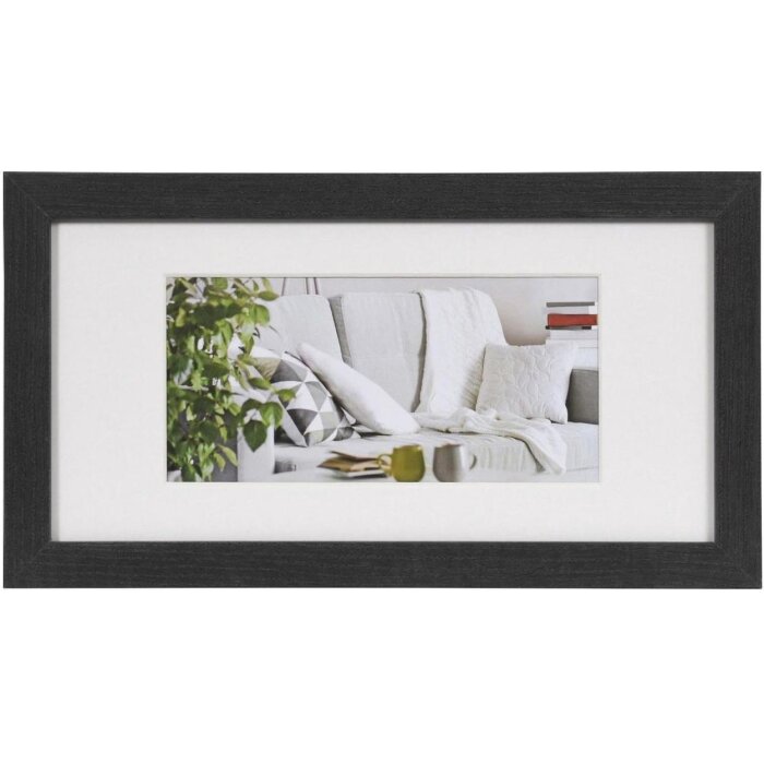 Rám na obrázky Henzo Modern black 15x30 cm s paspartou 10x20 cm