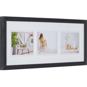 Henzo Fotogalerie Moderní 20x60 cm černá 3 fotografie 10x15 cm