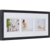 Henzo Fotogalerie Moderní 20x60 cm černá 3 fotografie 10x15 cm