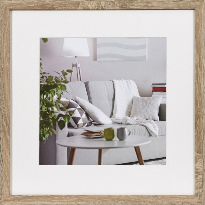 Rám na obrazy Henzo moderní 60x60 cm středně hnědý