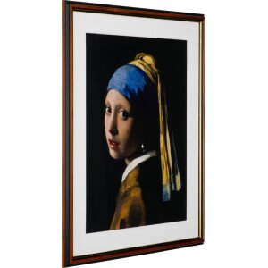 Dřevěný rám Henzo Verona tmavě hnědý 50x70 cm s paspartou pro 40x60