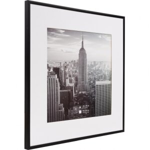 Henzo hliníkový rám Manhattan černý 40x40 cm s paspulkou 30x30 cm