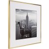 Henzo hliníkový rám Manhattan zlatý 40x40 cm s paspartou 30x30 cm