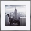 Henzo hliníkový rám Manhattan šedý 40x40 cm s paspulkou 30x30 cm