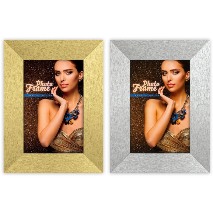 Dřevěný rám ZEP Glam zlatý a stříbrný 10x15 cm až 20x30 cm