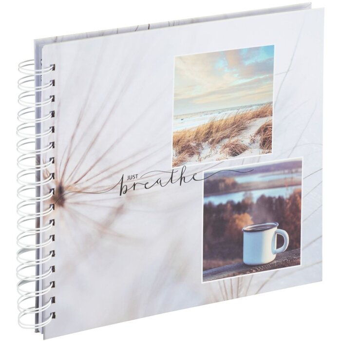 Spirálové album Hama Relax Breathe 28x24 cm 50 bílých stran