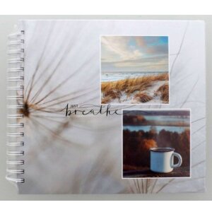 Spirálové album Hama Relax Breathe 28x24 cm 50 bílých stran