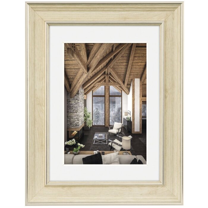 Plastový rám Hama Rustic natural 15x20 cm s paspartou 10x15 cm