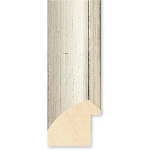 Dřevěný rám Walther Almeria stříbrný 50x60 cm antireflexní sklo