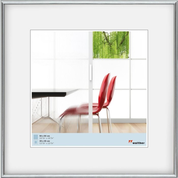 Walther plastový rám GALERIA 40x40 stříbrný