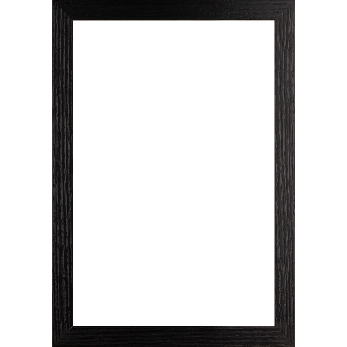 Dřevěný rám Walther Madrid 50x65 cm struktura černý dub čiré sklo