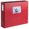 HNFD 1000 fotoalbum LONA bordeaux 34,5x33 cm 168 černých stran