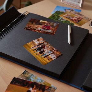 HNFD maxi fotoalbum LONA 1000 fotografií bílé 34,5x33 cm 168 černých stran
