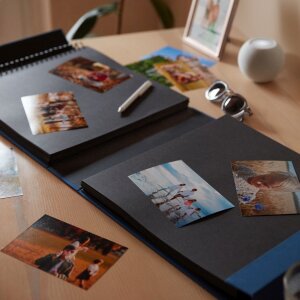 HNFD maxi fotoalbum LONA 1000 fotografií bílé 34,5x33 cm 168 černých stran