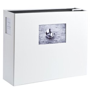 HNFD maxi fotoalbum LONA 1000 fotografií bílé 34,5x33 cm 168 černých stran