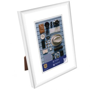 Plastový rám Napoli 10x15 cm bílý