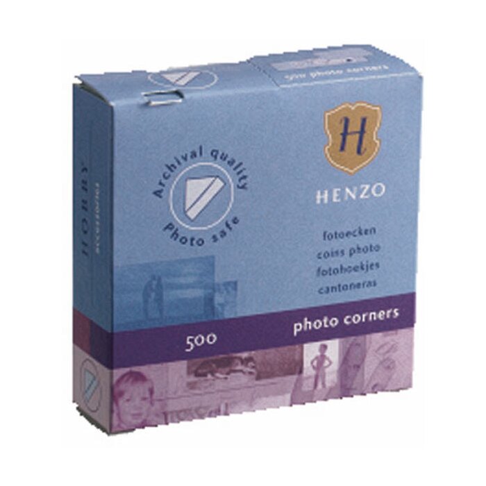 Henzo foto rohy 500 kusů transparentní