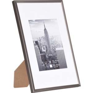 Hliníkový rám na obraz Manhattan 15x20 cm v šedé barvě