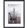 Henzo hliníkový rám Manhattan černý 15x20 cm s paspartou 10x15 cm