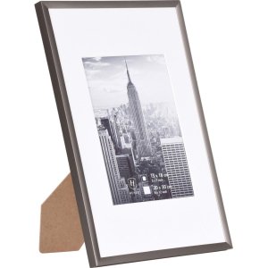 ocelově šedý obrazový rám hliníkový Manhattan 20x30 cm