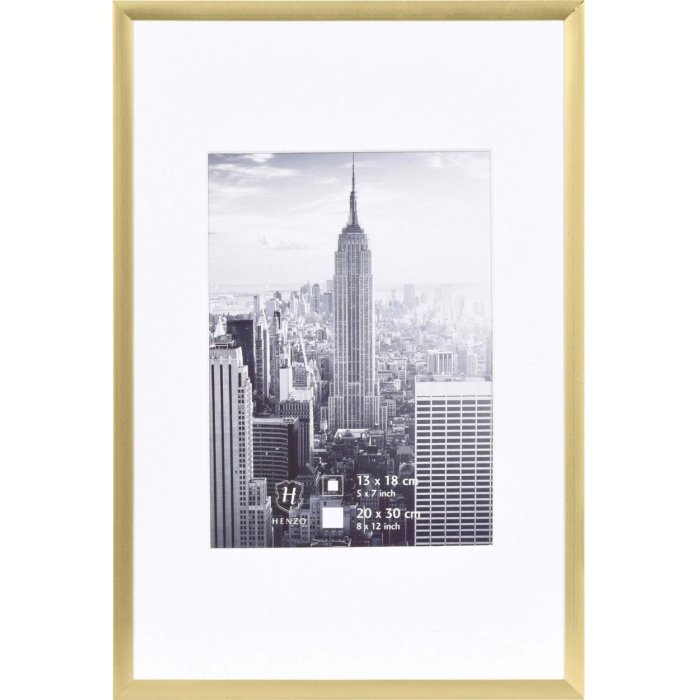 Hliníkový rám na obraz Manhattan 20x30 cm ve zlaté barvě
