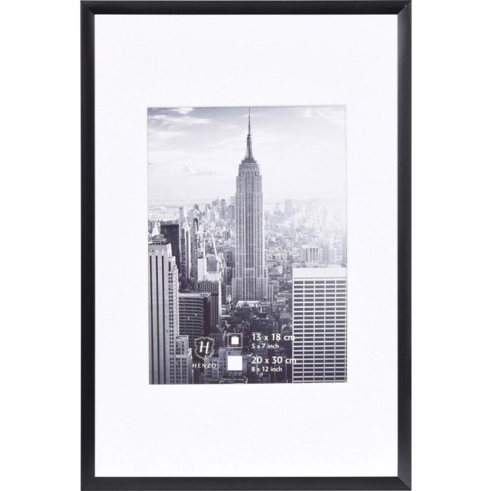 Hliníkový rám Manhattan 20x30 cm v černé barvě