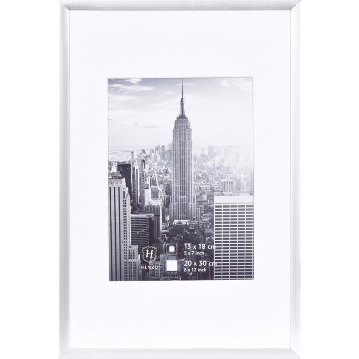 Hliníkový obrazový rám Manhattan 20x30 cm ve stříbrné barvě