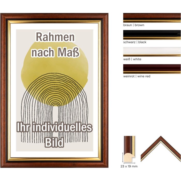 Dřevěný rám Walther Murcia 7x10 cm až 70x100 cm