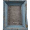 Clayre & Eef 2F0861 Rámeček na obrázky modrý 21x6x26 cm - 10x15 cm