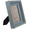 Clayre & Eef 2F0861 Rámeček na obrázky modrý 21x6x26 cm - 10x15 cm