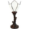 Clayre & Eef 5LL-6231 Tiffany stolní lampa Flower White