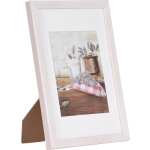Dřevěný obrazový rám Henzo Jardin 20x30 cm bílý s paspartou 13x18 cm