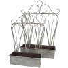 Clayre & Eef 5Y1004 Držák na rostliny šedý 49x15x70 cm -