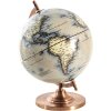 Clayre & Eef 64910 Globe Deco šedá, zelená 22x22x30 cm