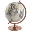 Clayre & Eef 64910 Globe Deco šedá, zelená 22x22x30 cm