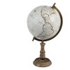 Clayre & Eef 64929 Globe Deco Grey, Brown 22x22x37 cm
