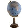 Clayre & Eef 64930 Globe Deco Modrá, šedá, béžová 22x22x37 cm