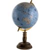 Clayre & Eef 64930 Globe Deco Modrá, šedá, béžová 22x22x37 cm