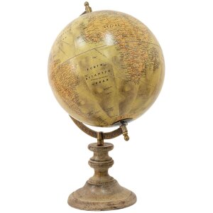 Clayre & Eef 64931 Globe Deco béžová,...