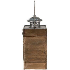 Clayre & Eef 64954 Lucerna hnědá 29x5x34 cm