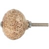 Clayre & Eef 65056 Dveřní klika hnědá, béžová Ø 4x4 cm