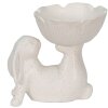 Clayre & Eef 6CE1429 Dekorativní králík bílý 15x11x14 cm