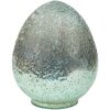 Clayre & Eef 6GL3527 Dekorace Egg Blue Glass 13x13x19 cm
